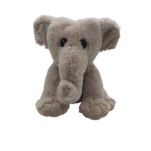 Applause Gray Plush Elephant Stuffed Toy 9" Baby gift Soft Cuddley
